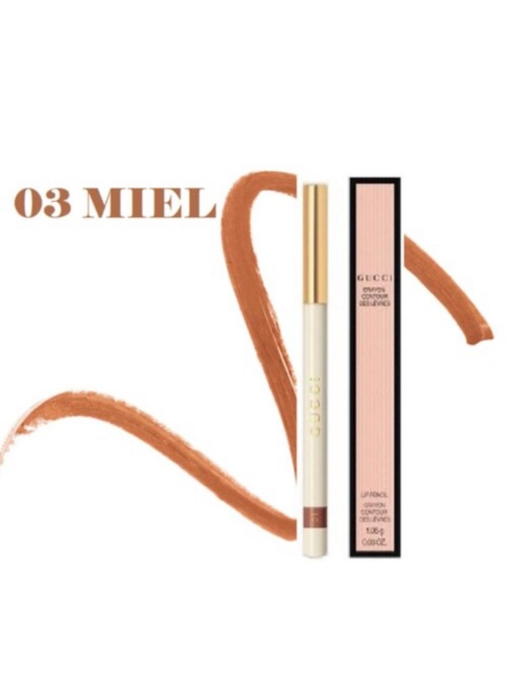 Gucci Crayon Contour Des Levres Lip Pencil - 03 Miel (Honey Brown) Sold Out